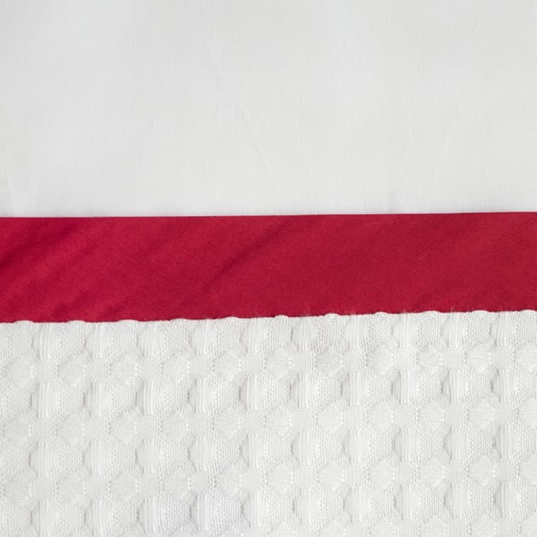Dommelin Kussenslopen Bari Wit Cherry (579) 60 x 70 cm (set 2 stuks)