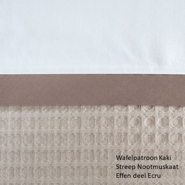 Dommelin Kussensloop Bari kaki (534)