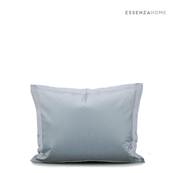 Essenza Kussensloop Aziza - Egyptisch Katoen-Satijn - Zen Blue