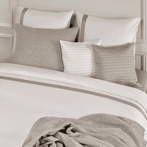 Dommelin Kussensloop Listra Schelp - Taupe - 60 x 70 cm